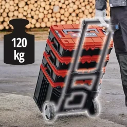 Système de rangement E-Case L avec roues EINHELL