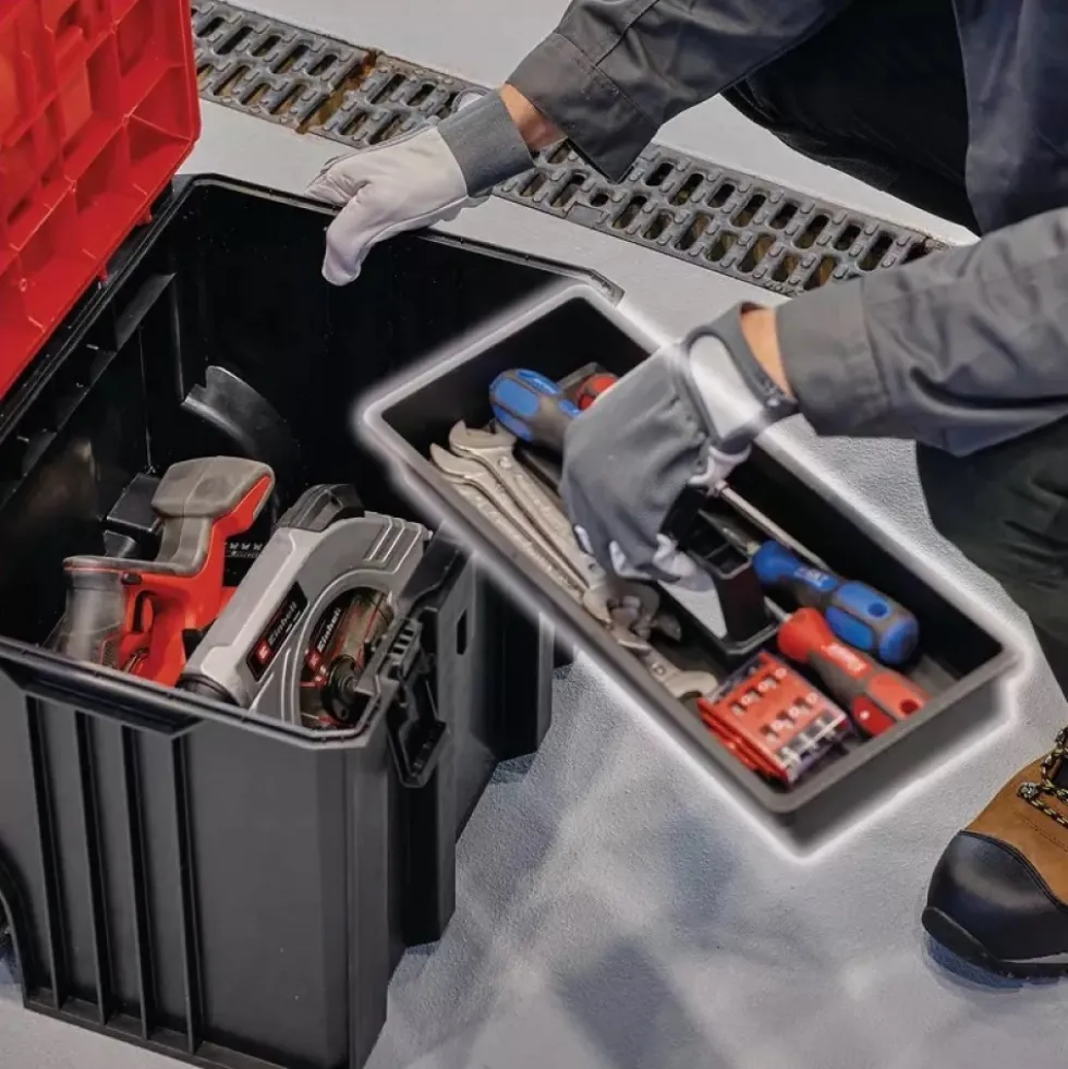 Système de rangement E-Case L avec roues EINHELL