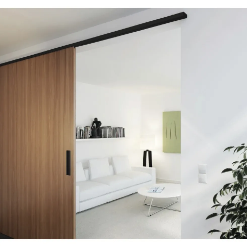 Système porte coulissante - complet - vantail de 60 kg - PORTA 60 HMD HAWA