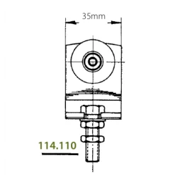 Système porte coulissante Série 110-vantail - 40 kg ROB