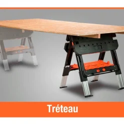 Table de serrage - tréteau 2 en 1 OUTIFRANCE