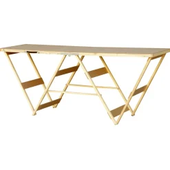 Table à tapisser professionnelle 2 m piètement bois OUTIFRANCE