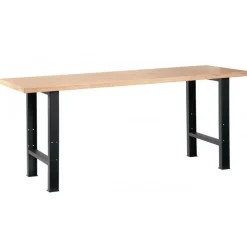 Établi bois avec 2 pieds et plateau - longueur 2 m SAM OUTILLAGE