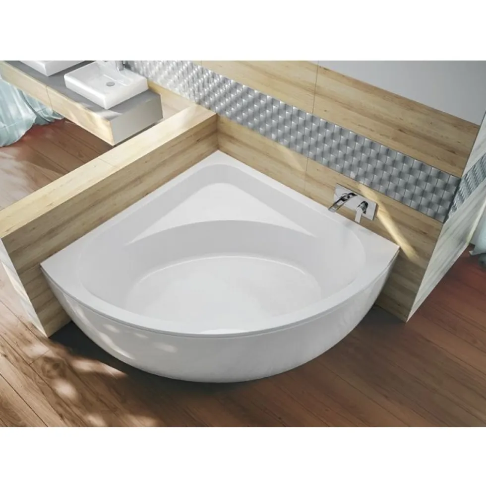 Tablier en acrylique - pour baignoire d'angle - Frisbee LEDA