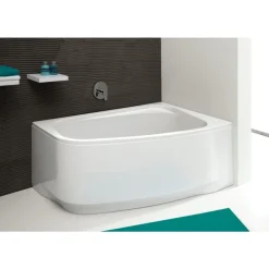 Tablier pour baignoire asymétrique Frisbee - installation droite LEDA