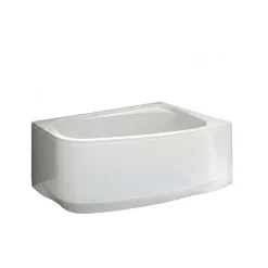 Tablier pour baignoire asymétrique Frisbee - installation droite LEDA