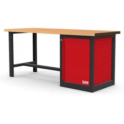 Établi 2 mètres avec meuble 1 porte - 200M1 SAM OUTILLAGE