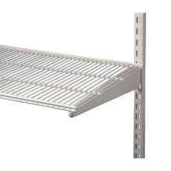 Étagère fil en acier pour système de crémaillère suspendue - graphite ELFA