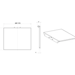 Étagère pour appareil audiovisuel - Big Trolley OMB