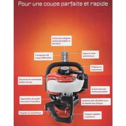 Taille-haies thermique - lame de 75 cm - poignée 3 positions - 163-70 SOLO BY AL-KO