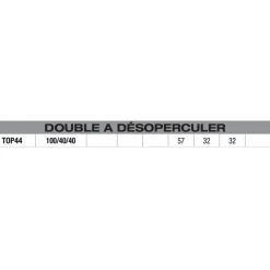 Tampon de réduction pvc à désoperculer - mâle-femelle NICOLL