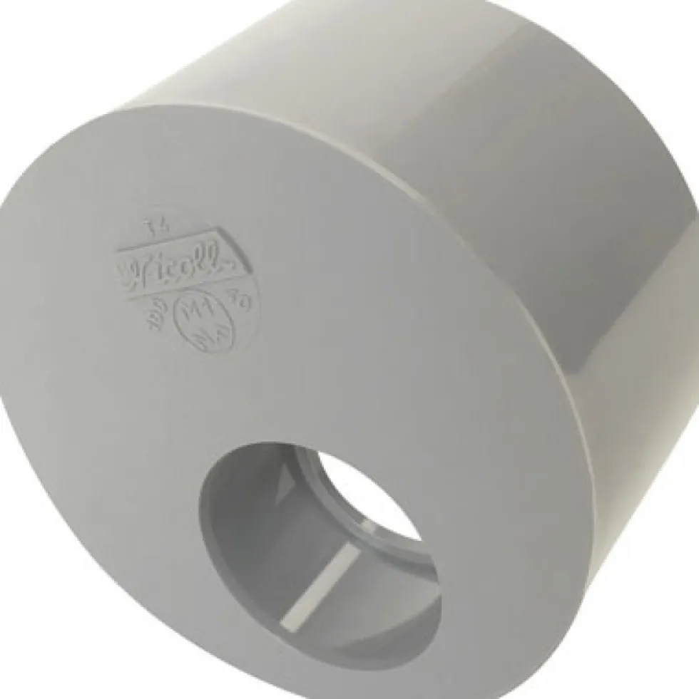 Tampon de réduction pvc mâle - 1 trou NICOLL