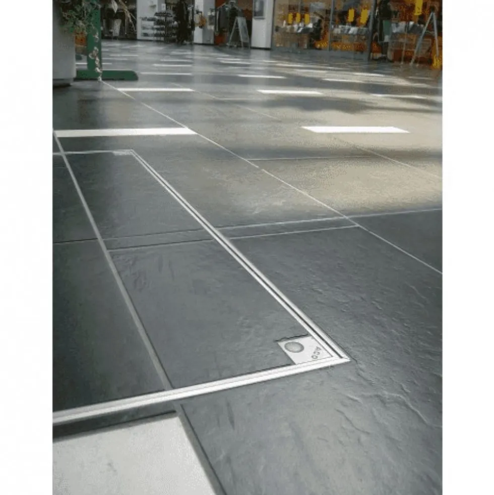 Tampon de visite à carreler Uniface aluminium - passage de 300x300 mm ACO