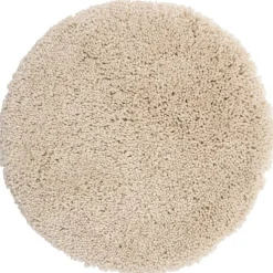 Tapis de bain - 60cm - Ecru - Microfibre - antidérapant - Highland SPIRELLA