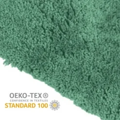 Tapis de bain - 110cm - Vert Basil - Microfibre - antidérapant - Highland SPIRELLA