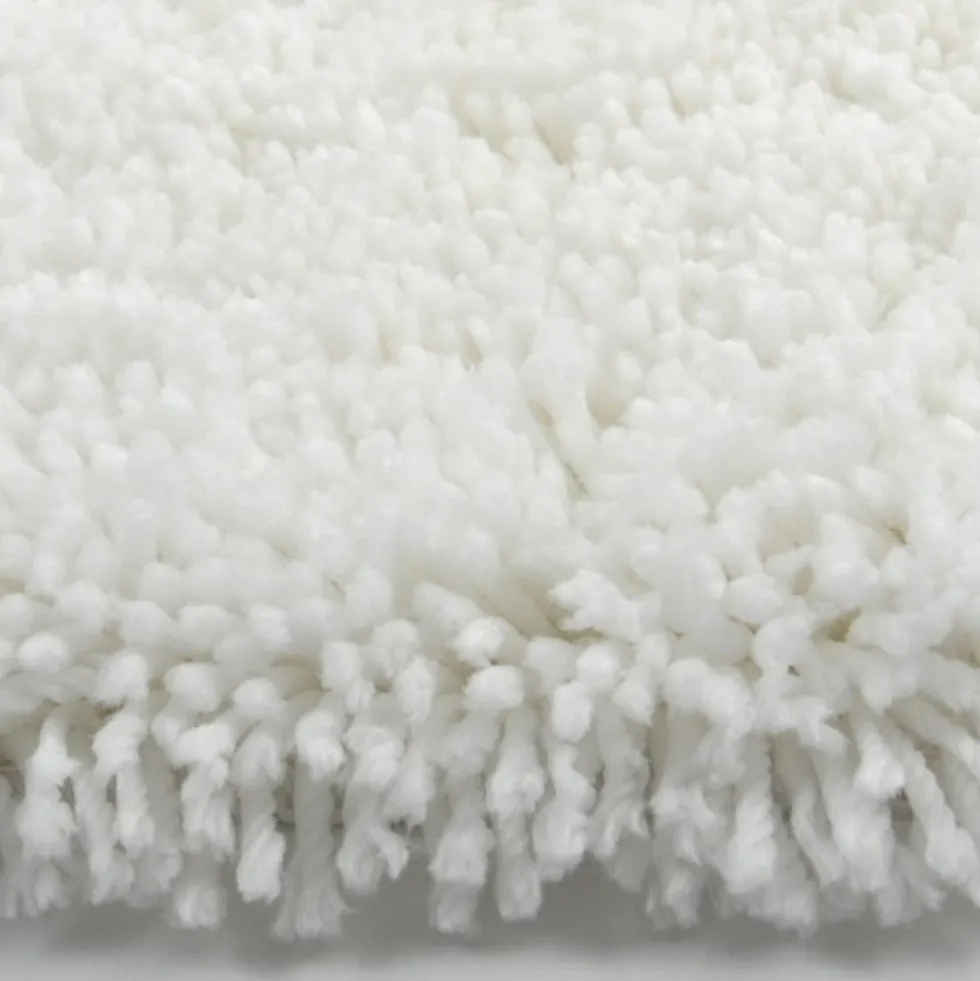 Tapis de bain - 80x150cm - Blanc - Microfibre - antidérapant - Highland SPIRELLA