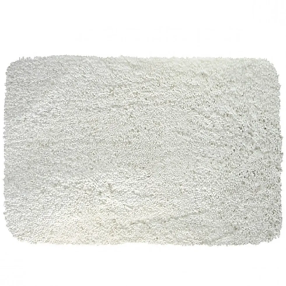 Tapis de bain - 80x150cm - Blanc - Microfibre - antidérapant - Highland SPIRELLA