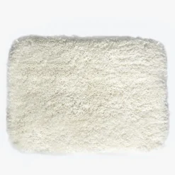 Tapis de bain - 55x65cm - Blanc - Microfibre - antidérapant - Highland SPIRELLA