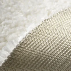 Tapis de bain - 55x65cm - Blanc - Microfibre - antidérapant - Highland SPIRELLA