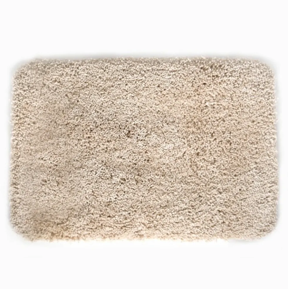 Tapis de bain - 55x65cm - Ecru - Microfibre - antidérapant - Highland SPIRELLA