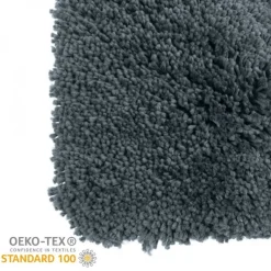 Tapis de bain - 70x120cm - Gris Granit - Microfibre - antidérapant - Highland SPIRELLA