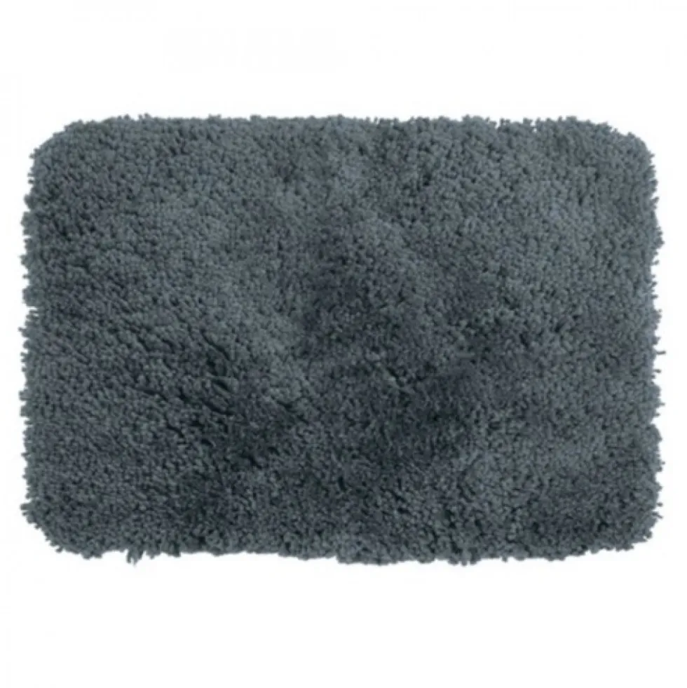 Tapis de bain - 70x120cm - Gris Granit - Microfibre - antidérapant - Highland SPIRELLA