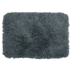 Tapis de bain - 55x65cm - Gris Granit - Microfibre - antidérapant - Highland SPIRELLA
