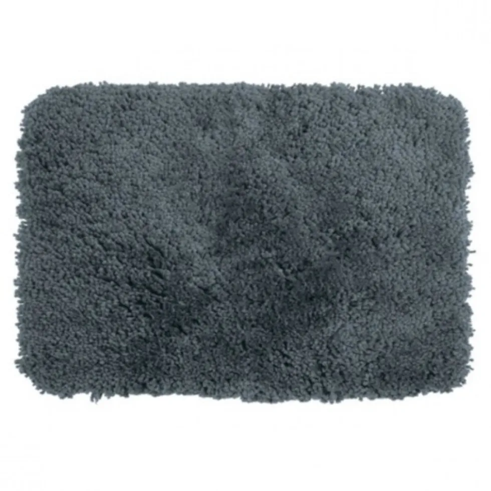 Tapis de bain - 55x65cm - Gris Granit - Microfibre - antidérapant - Highland SPIRELLA