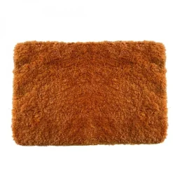 Tapis de bain - 70x120cm - Orange - Microfibre - antidérapant - Highland SPIRELLA