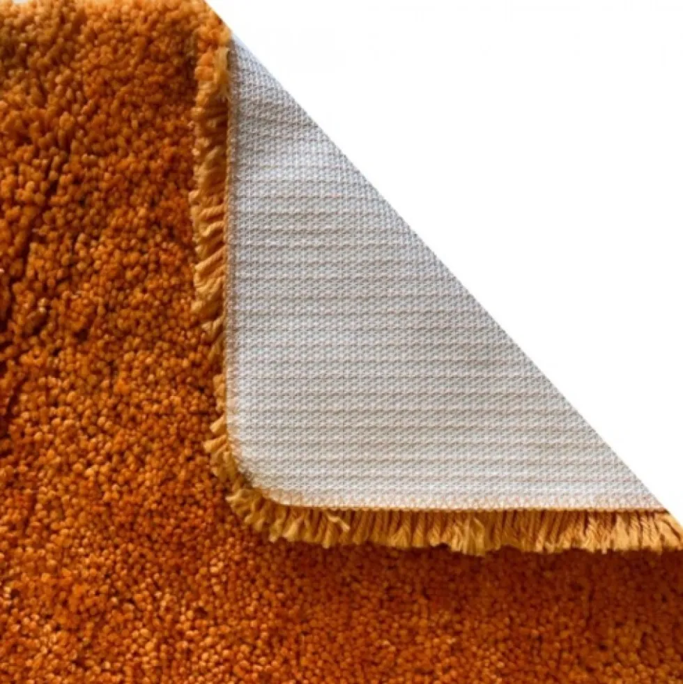 Tapis de bain - 70x120cm - Orange - Microfibre - antidérapant - Highland SPIRELLA