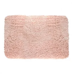 Tapis de bain - 55x65cm - Rose Clair - Microfibre - antidérapant - Highland SPIRELLA