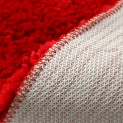 Tapis de bain - 55x65cm - Rouge - Microfibre - antidérapant - Highland SPIRELLA