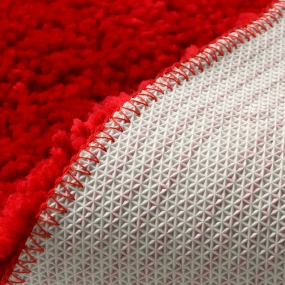 Tapis de bain - 55x65cm - Rouge - Microfibre - antidérapant - Highland SPIRELLA