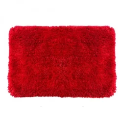 Tapis de bain - 70x120cm - Rouge - Microfibre - antidérapant - Highland SPIRELLA