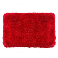 Tapis de bain - 60x90cm - Rouge - Microfibre - antidérapant - Highland SPIRELLA