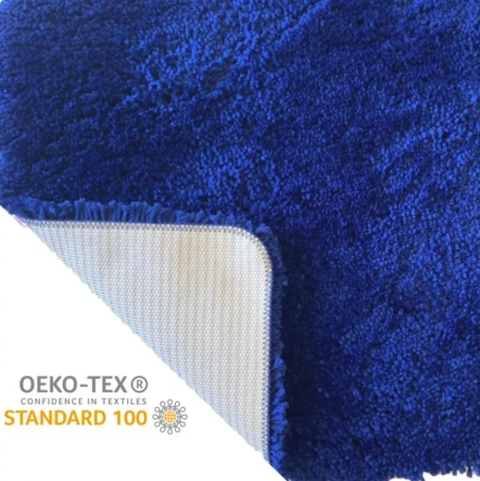 Tapis de WC Microfibre antidérapant 55x55cm Bleu Marine - Highland SPIRELLA