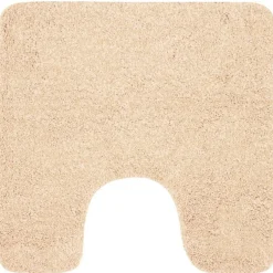 Tapis de WC - 55x55cm - Beige Clair - Microfibre - antidérapant - Balance SPIRELLA