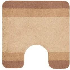 Tapis de WC - 55x55cm - Beige - Microfibre - antidérapant - Balance SPIRELLA
