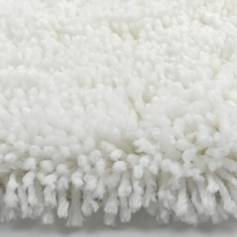 Tapis de WC - 55x55cm - Blanc - Microfibre - antidérapant - Highland SPIRELLA