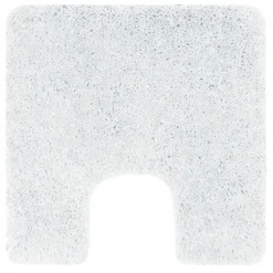 Tapis de WC - 55x55cm - Blanc - Microfibre - antidérapant - Highland SPIRELLA