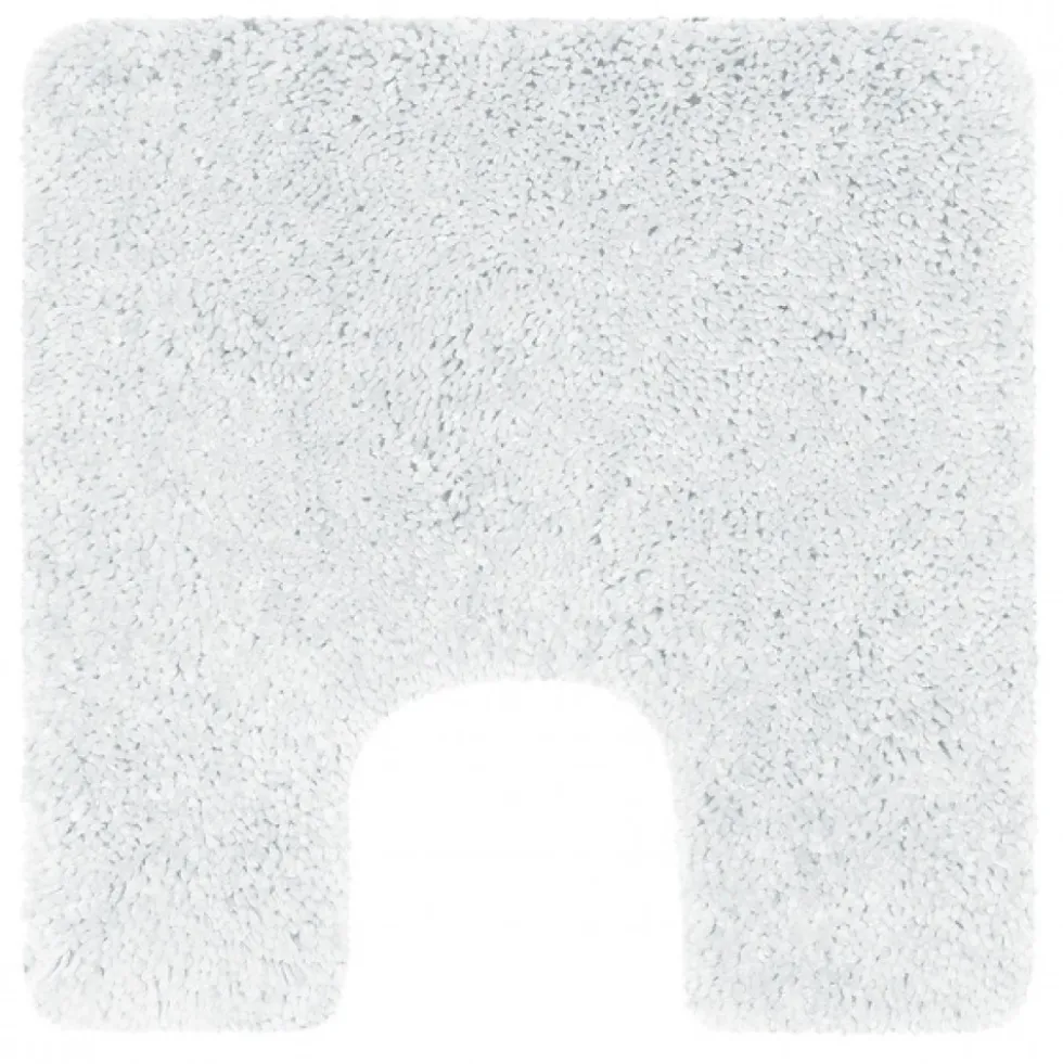 Tapis de WC - 55x55cm - Blanc - Microfibre - antidérapant - Highland SPIRELLA