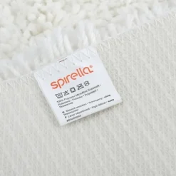Tapis de WC - 55x55cm - Blanc - Microfibre - antidérapant - Highland SPIRELLA