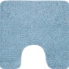 Tapis de WC - 55x55cm - Bleu Clair - Microfibre - antidérapant - Balance SPIRELLA