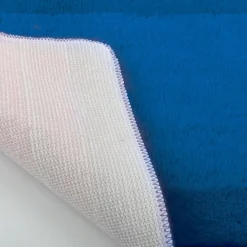 Tapis de WC - 55x55cm - Bleu - Microfibre - antidérapant - Balance SPIRELLA