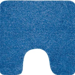 Tapis de WC - 55x55cm - Bleu - Microfibre - antidérapant - Gobi SPIRELLA