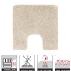 Tapis de WC - 55x55cm - Ecru - Microfibre - antidérapant - Highland SPIRELLA