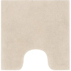 Tapis de WC - 55x55cm - Ecru - Microfibre - antidérapant - Highland SPIRELLA