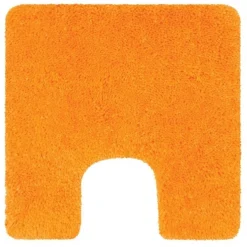 Tapis de WC - 55x55cm - Orange - Microfibre - antidérapant - Highland SPIRELLA