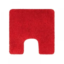 Tapis de WC - 55x55cm - Rouge - Microfibre - antidérapant - Highland SPIRELLA