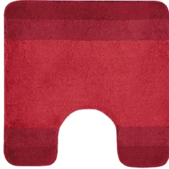 Tapis de WC - 55x55cm - Rouge - Microfibre - antidérapant - Balance SPIRELLA